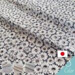 マーガレット商品です 2143ピーチサテンプリントマーガレット柄 反販売=50m 【送料